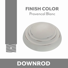 Minka Aire Ceiling Fan Downrod Provencal Blanc high-speed electric fans for better airflow