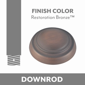 Minka Aire Ceiling Fan Downrod Restoration Bronze energy-efficient fans for everyday cooling
