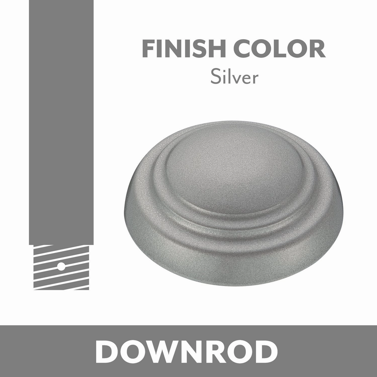 Minka Aire Ceiling Fan Downrod Silver cool breeze fans for quiet operation