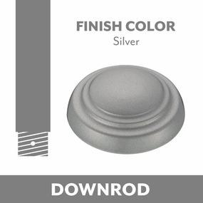 Minka Aire Ceiling Fan Downrod Silver cool breeze fans for quiet operation