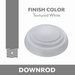 Minka Aire Ceiling Fan Downrod Textured White energy-efficient fans for everyday cooling