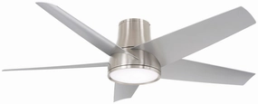 Minka Aire Chubby II 58" Smart DC Indoor/Outdoor Flushmount Ceiling Fan with 40W LED and Remote Control outdoor fans store with multiple collections