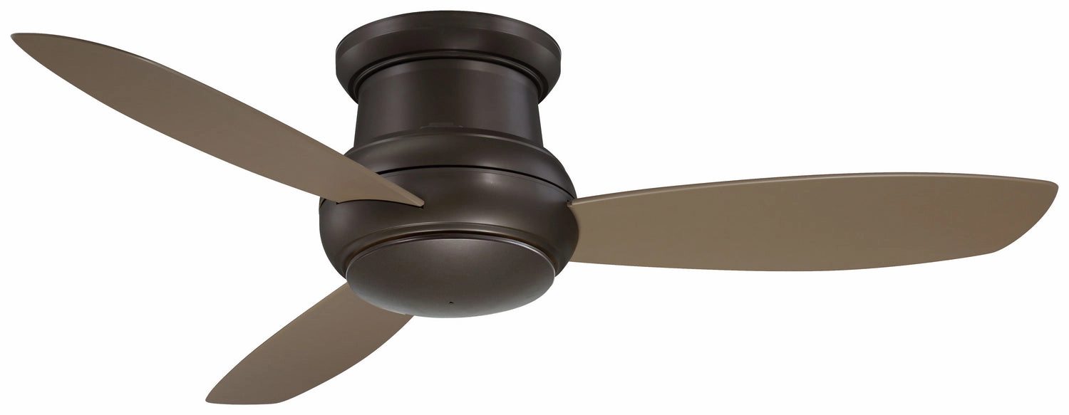 Minka Aire Concept II Wet LED 52" Flushmount Outdoor Ceiling Fan with 14W Led light and Wall Control