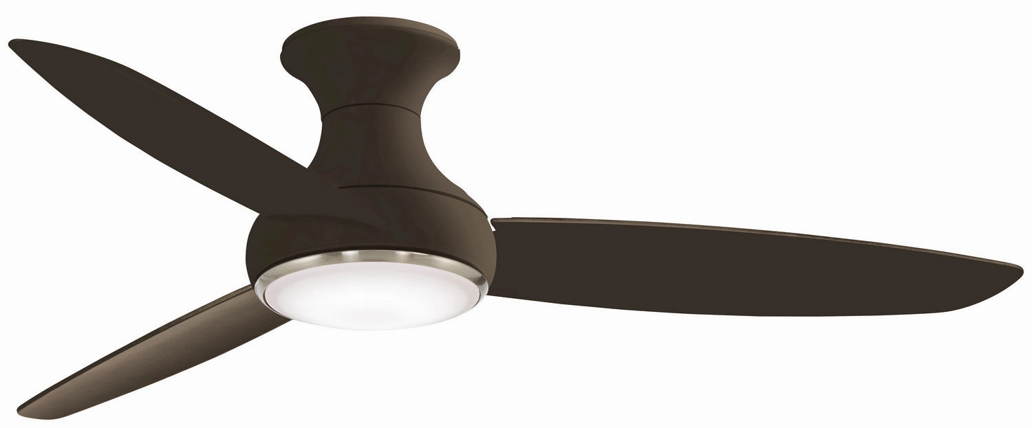 Minka Aire Concept III 54" Outdoor Smart DC Flushmount Ceiling Fan with Remote and 30W LED Light