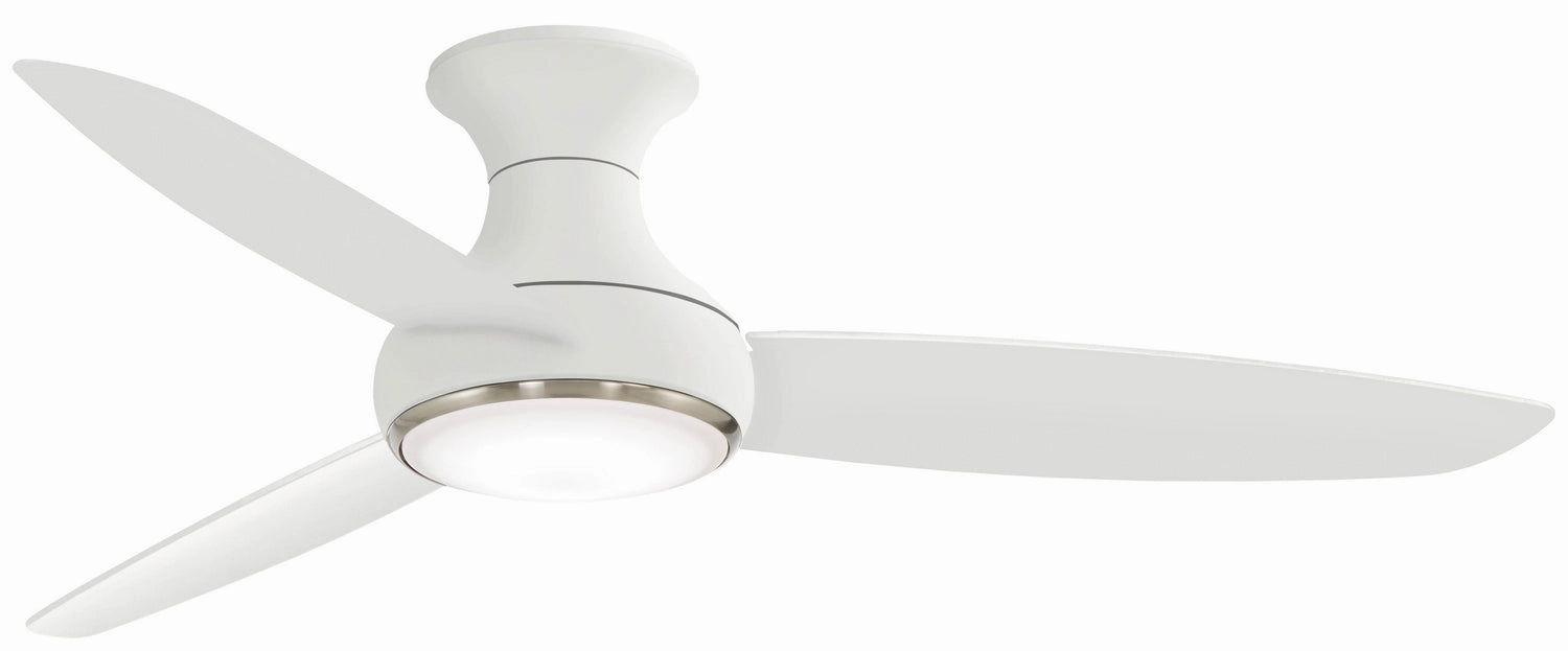 Minka Aire Concept III 54" Outdoor Smart DC Flushmount Ceiling Fan with Remote and 30W LED Light