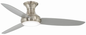 Minka Aire Concept III 54" Outdoor Smart DC Flushmount Ceiling Fan with Remote and 30W LED Light outdoor fans store with multiple collections