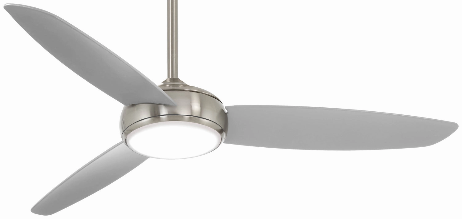 Minka Aire Concept IV 54" Outdoor Smart DC Ceiling Fan with 30W LED Light and Remote Control low-noise indoor fans for peaceful settings