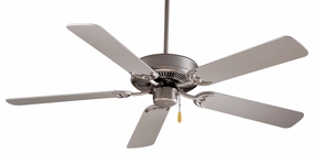 Minka Aire Contractor Pull Chain Ceiling Fan with Remote Control low-noise indoor fans for peaceful settings
