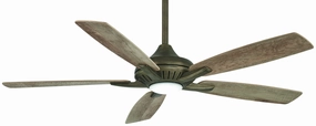Minka Aire Dyno 52" Ceiling Fan with LED Light and Hand Held Remote Modern ceiling fan for home cooling