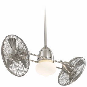 Minka Aire Gryo 42" Outdoor Rotating Fan with LED Light Modern ceiling fan for home cooling