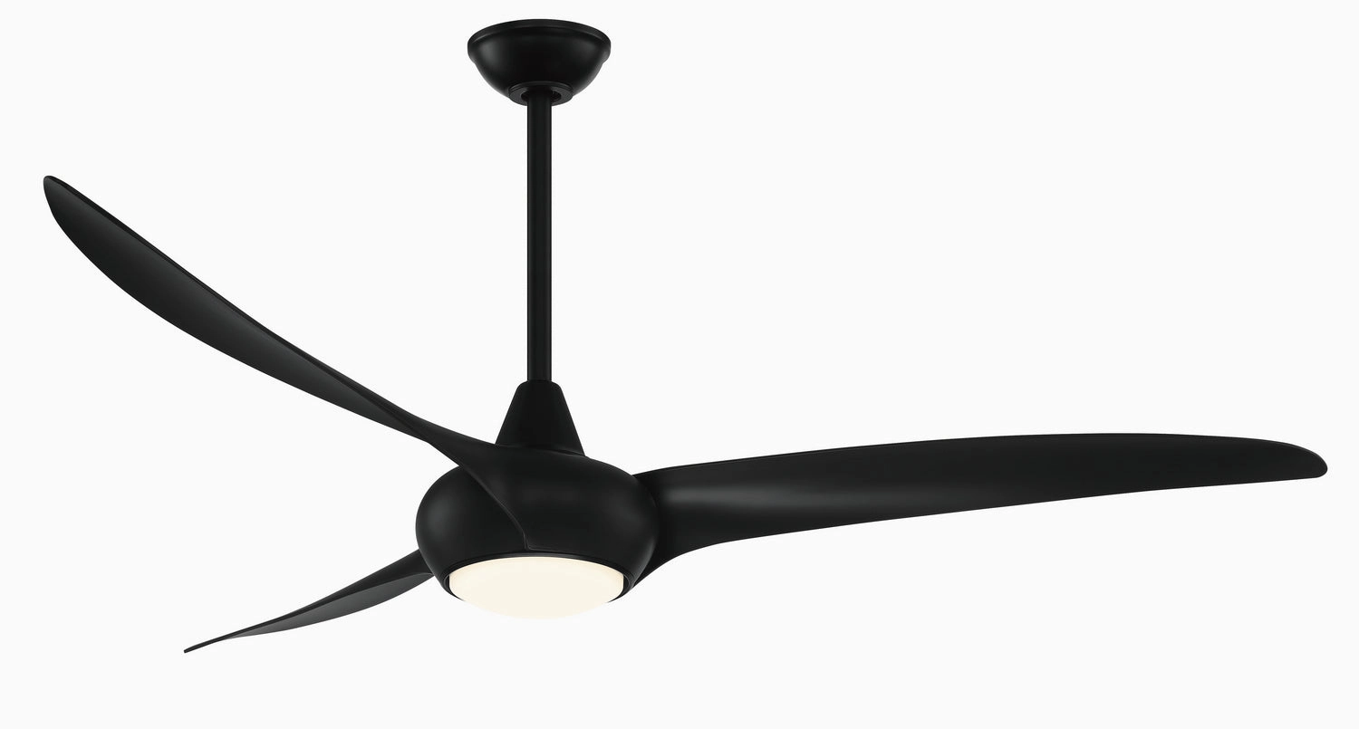 Minka Aire Light Wave Ceiling Fan with LED Light and Hand Held Remote