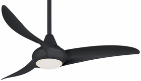 Minka Aire Light Wave Ceiling Fan with LED Light and Hand Held Remote adjustable indoor fans for better cooling