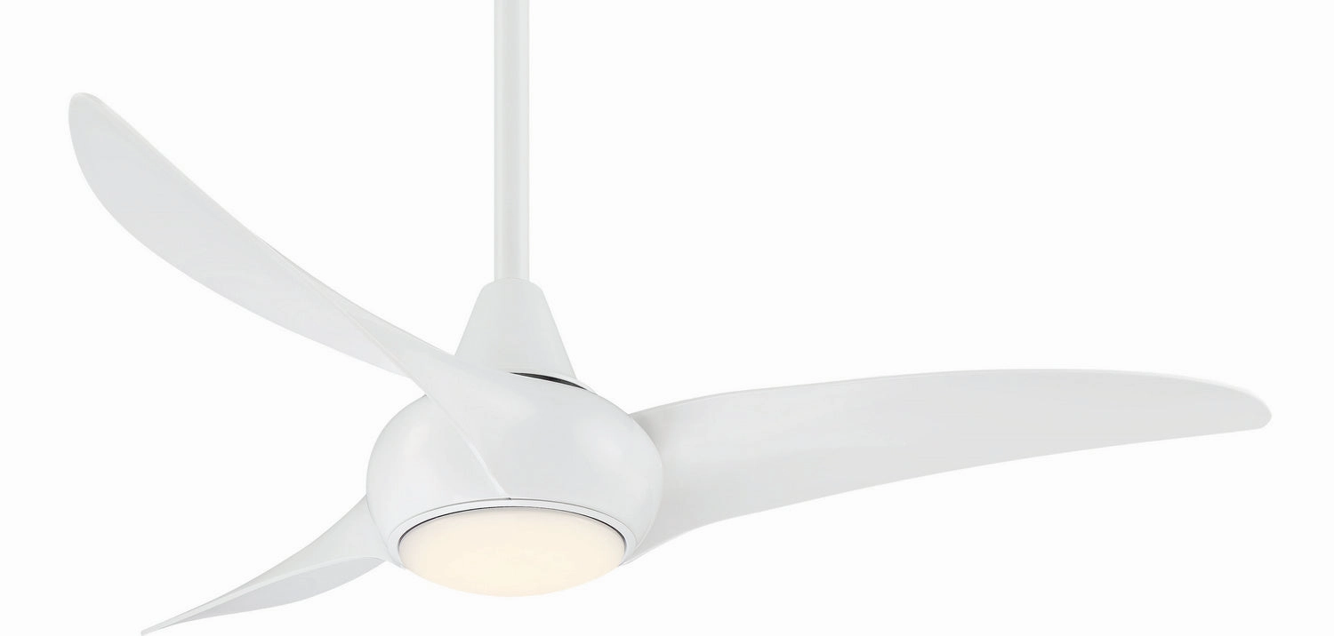 Minka Aire Light Wave Ceiling Fan with LED Light and Hand Held Remote