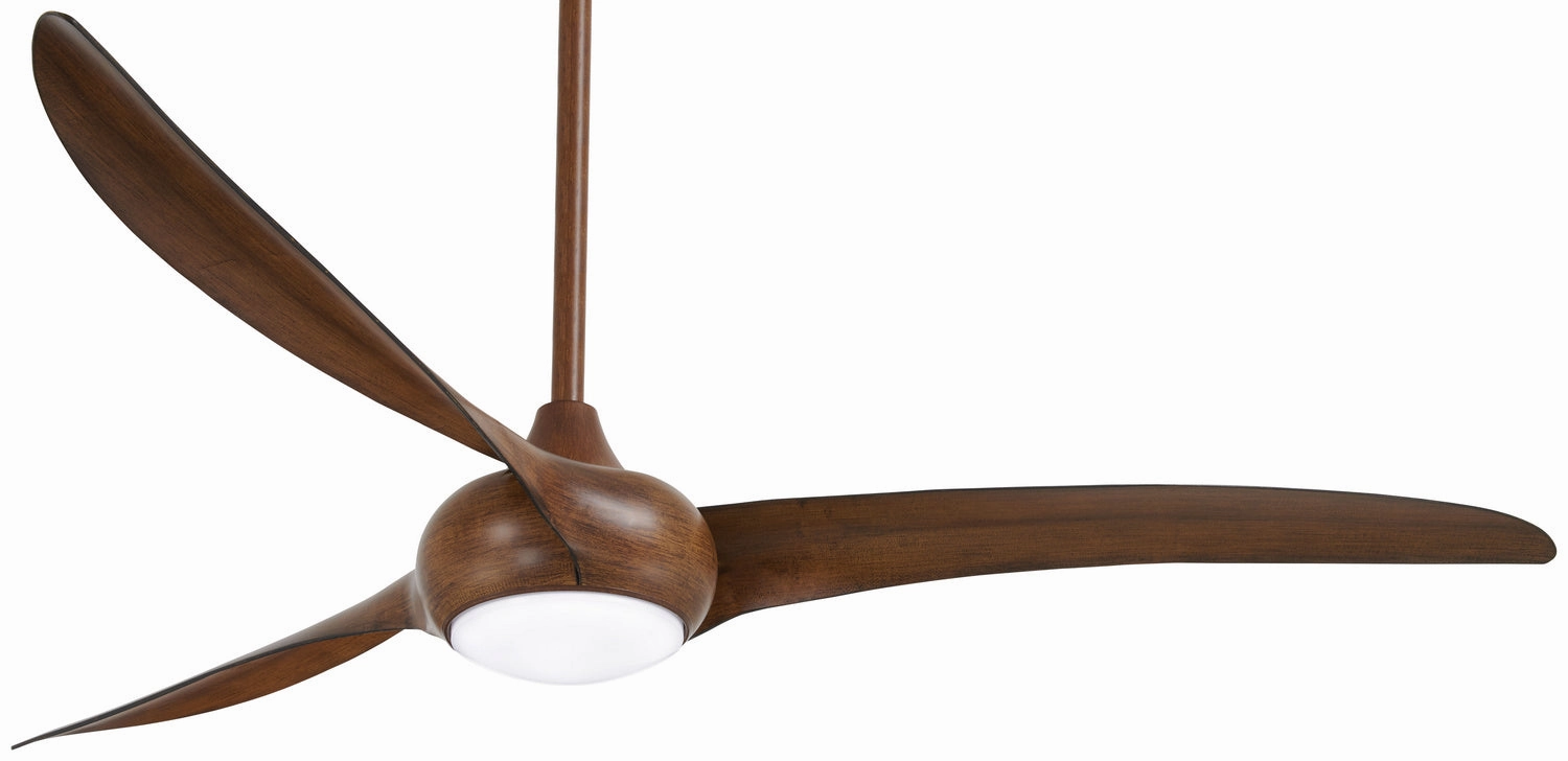 Minka Aire Light Wave Ceiling Fan with LED Light and Hand Held Remote