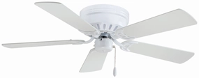 Minka Aire Mesa Pull Chain Flushmount Ceiling Fan low-profile ceiling fans with lights