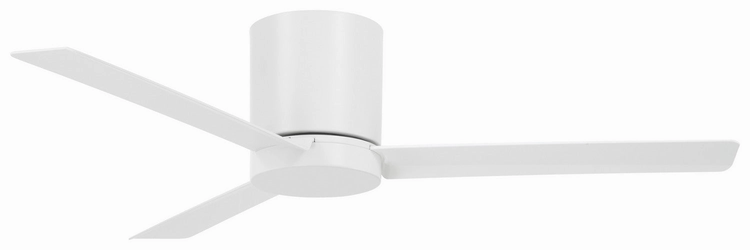 Minka Aire Roto Flush 52" Ceiling Fan with 20W LED Dimmable Light and Remote Control low-profile ceiling fans with lights