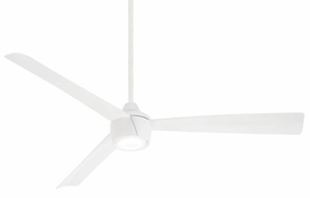 Minka Aire Skinnie DC Outdoor Ceiling Fan with 20W LED Dimmable Light and Remote Control outdoor fans store with multiple collections