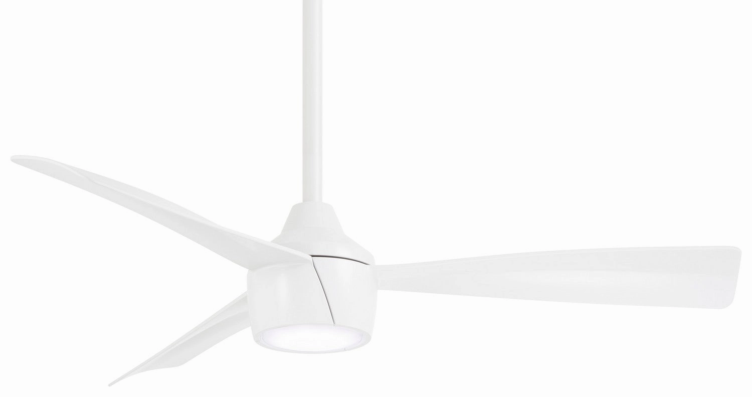 Minka Aire Skinnie DC Outdoor Ceiling Fan with 20W LED Dimmable Light and Remote Control