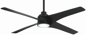 Minka Aire Swept 56" DC Ceiling Fan with 20W LED and Remote powerful indoor fans for whole-room cooling