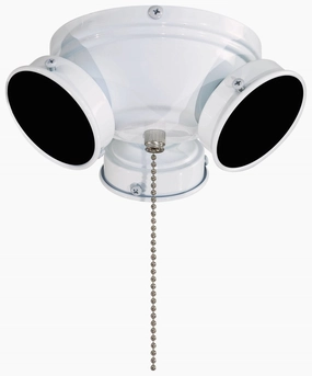 Minka Aire Three Light Fan Light Kit White best electric fans for daily use