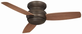 Minka Aire Traditional Concept LED Flushmount Outdoor Ceiling Fan with 14W Dimmable LED and Wall Control outdoor fans store with multiple collections