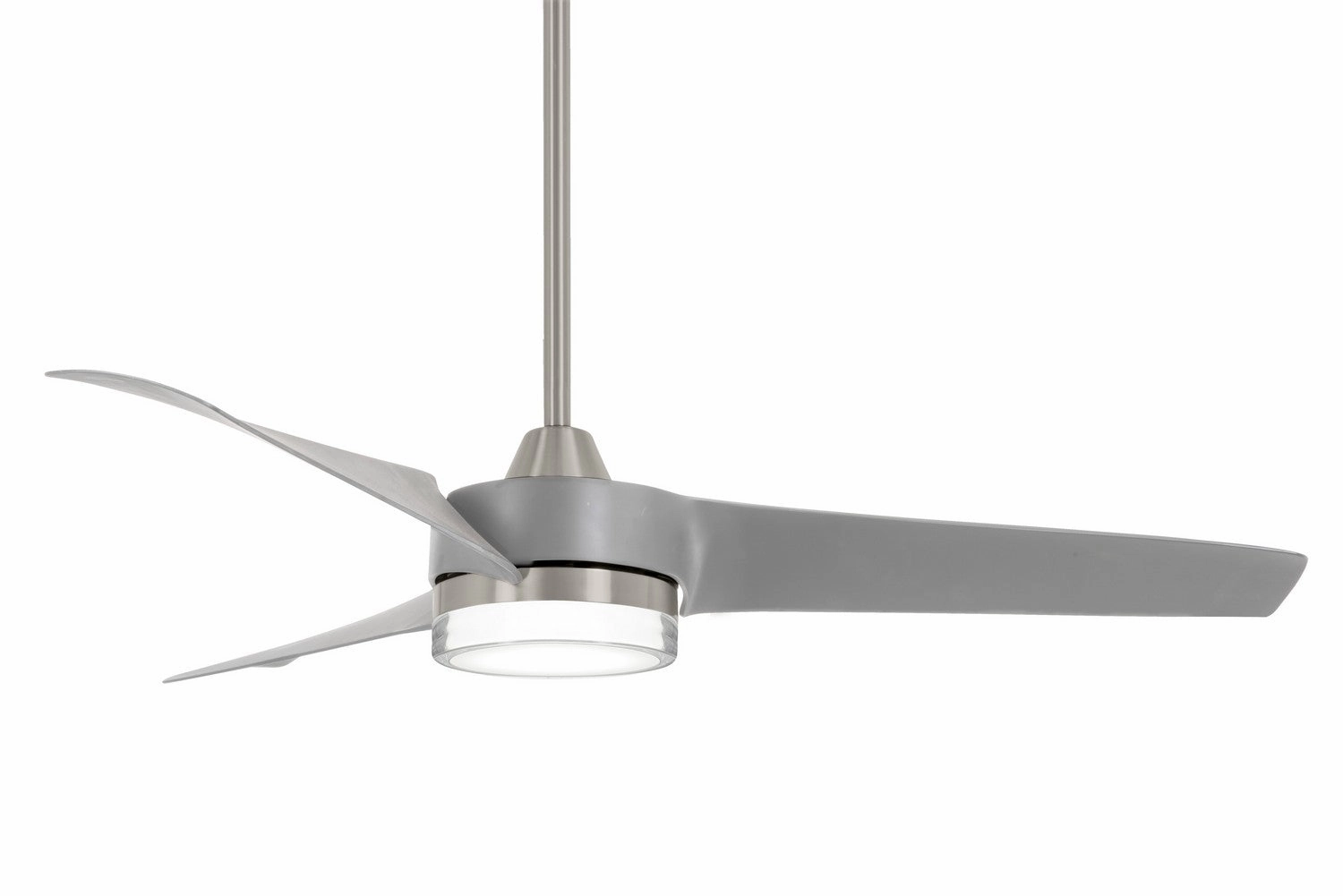 Minka Aire Veer 56" Ceiling Fan in with 16W LED Light and Remote Control quiet indoor fans for bedrooms and offices