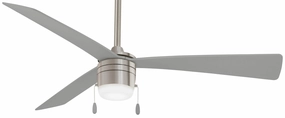 Minka Aire Vital 44" Pull Chain Ceiling Fan with 16W LED Light compact indoor fans for apartment use