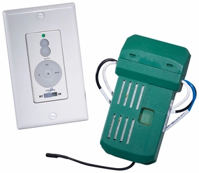 Minka Aire Wall Control System White oscillating electric fans for full room circulation