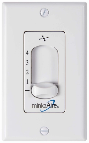 Minka Aire Wall Speed Control White indoor electric fans with remote control