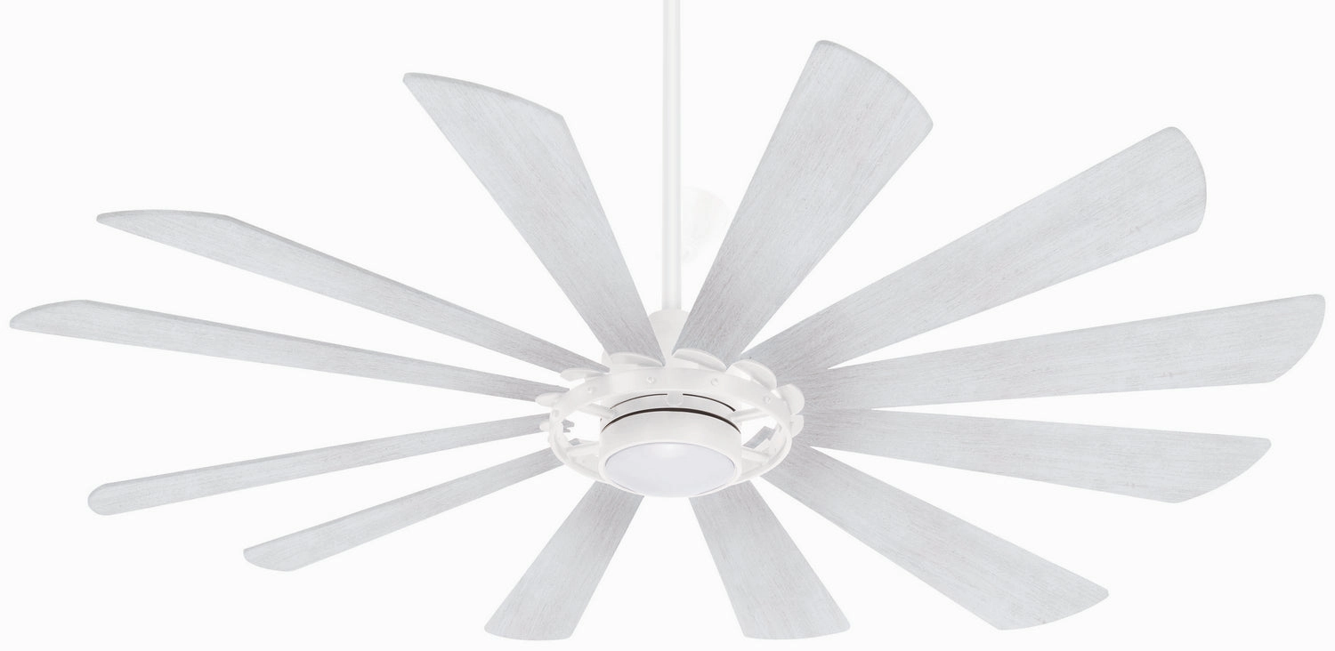Minka Aire Windmolen 65" Smart Outdoor DC Ceiling Fan with 40W LED and Remote