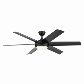 Mint 60"Ceiling Fan Satin Black energy-efficient fans for everyday cooling