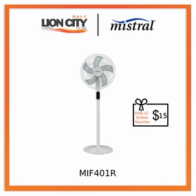 Mistral MIF401R 16IN Inverter Remote Stand Fan * Free $15 LC Online Voucher standard all-purpose electric cooling fans