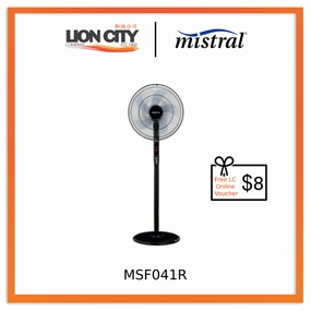 Mistral MSF041R 16" Stand Fan with Remote Control standard all-purpose electric cooling fans