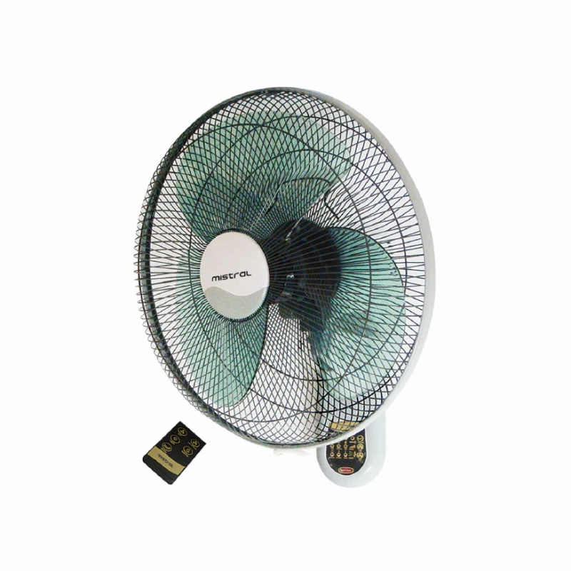 Mistral MWF1608R 16" Wall Fan W/Remote Grey