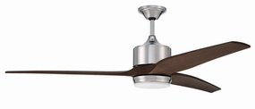 Mobi 60"Ceiling Fan Chrome outdoor exterior fans for patio cooling