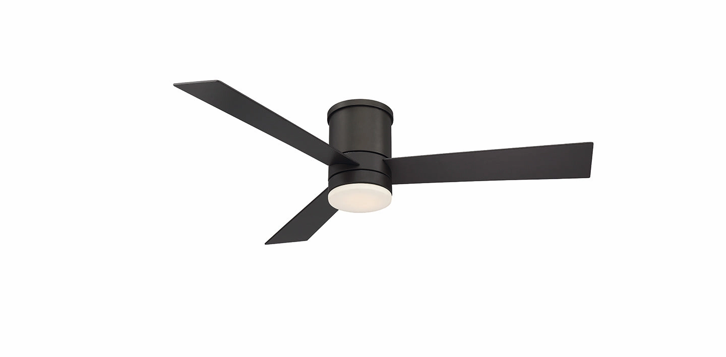 Modern Forms Fan Axis Smart Outdoor DC Flushmount Ceiling Fan with 19.5W CCT LED and Remote