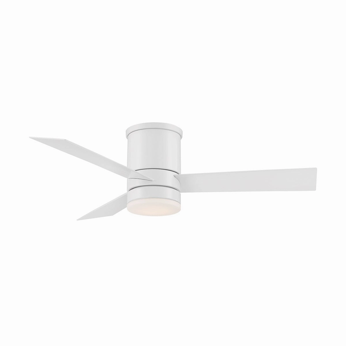 Modern Forms Fan Axis Smart Outdoor DC Flushmount Ceiling Fan with 19.5W CCT LED and Remote