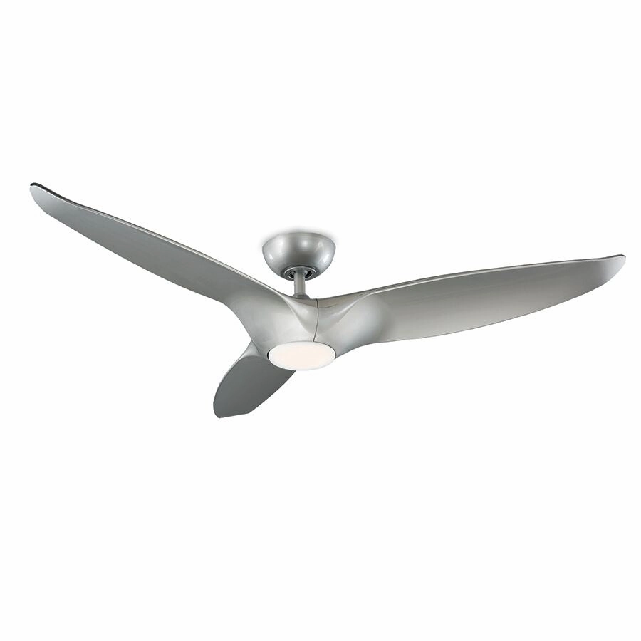 Modern Forms Fan Morpheus 60" Smart Outdoor DC Ceiling Fan with 19.5W CCT LED and Remote quiet indoor fans for bedrooms and offices