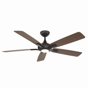 Modern Forms Fan Mykonos 5 60" Smart Outdoor DC Ceiling Fan with 13W CCT LED and Remote quiet indoor fans for bedrooms and offices