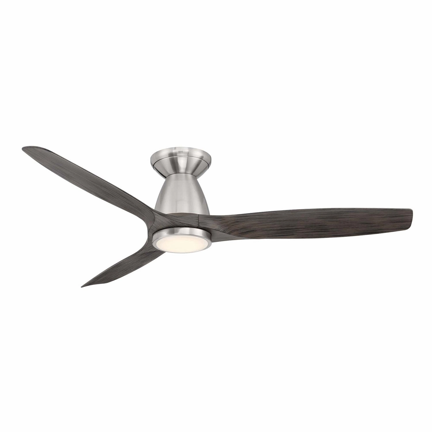 Modern Forms Fans Skylark 54" Flushmount Smart Outdoor DC Ceiling Fan with 19.5W CCT LED and Remote Control low-noise indoor fans for peaceful settings
