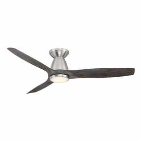Modern Forms Fans Skylark 54" Flushmount Smart Outdoor DC Ceiling Fan with 19.5W CCT LED and Remote Control low-noise indoor fans for peaceful settings