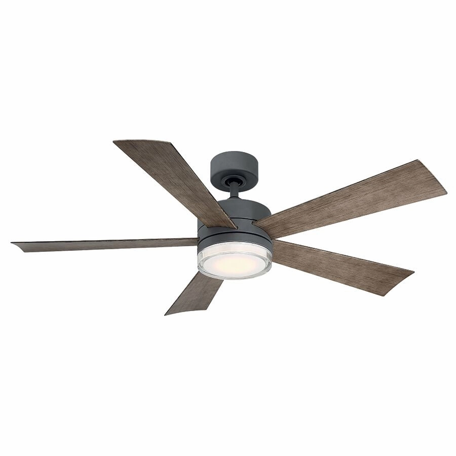 Modern Forms Fans Wynd Smart Outdoor DC Ceiling Fan with 19.5W CCT LED and Remote Control outdoor fans store with multiple collections