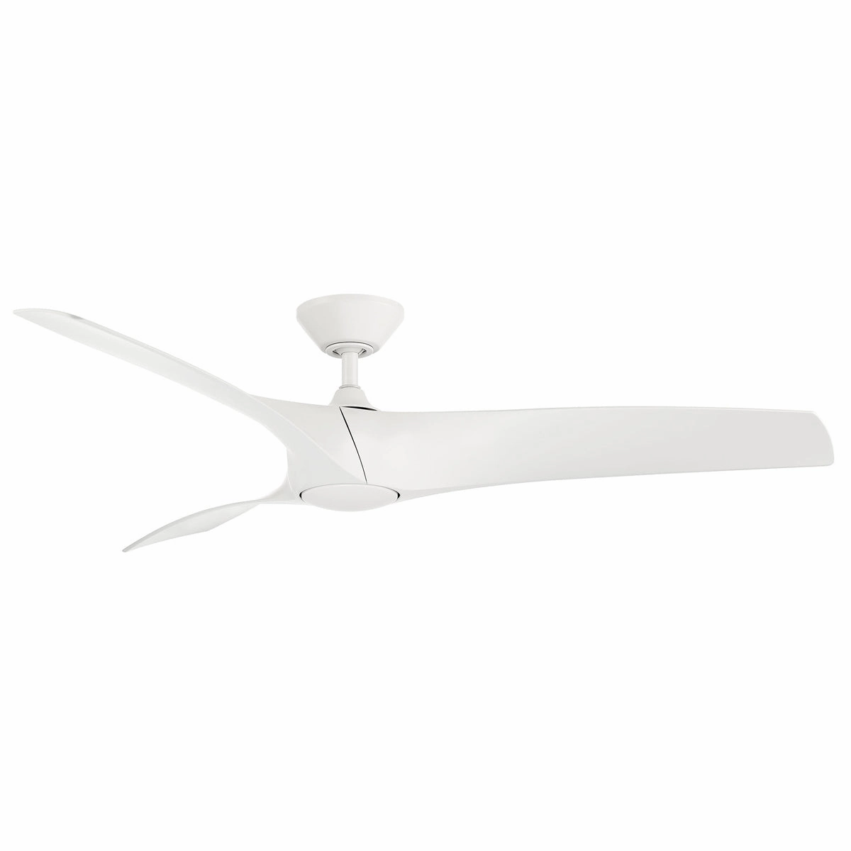 Modern Forms Fans Zephyr 52" Smart Outdoor DC Ceiling Fan with 19.5W Dimmable light and Remote Control