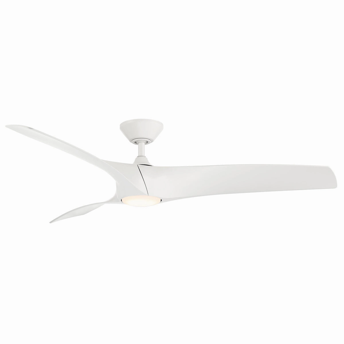 Modern Forms Fans Zephyr 62" Smart Outdoor DC Ceiling Fan with 19.5W LED Dimmable Light and Remote Control