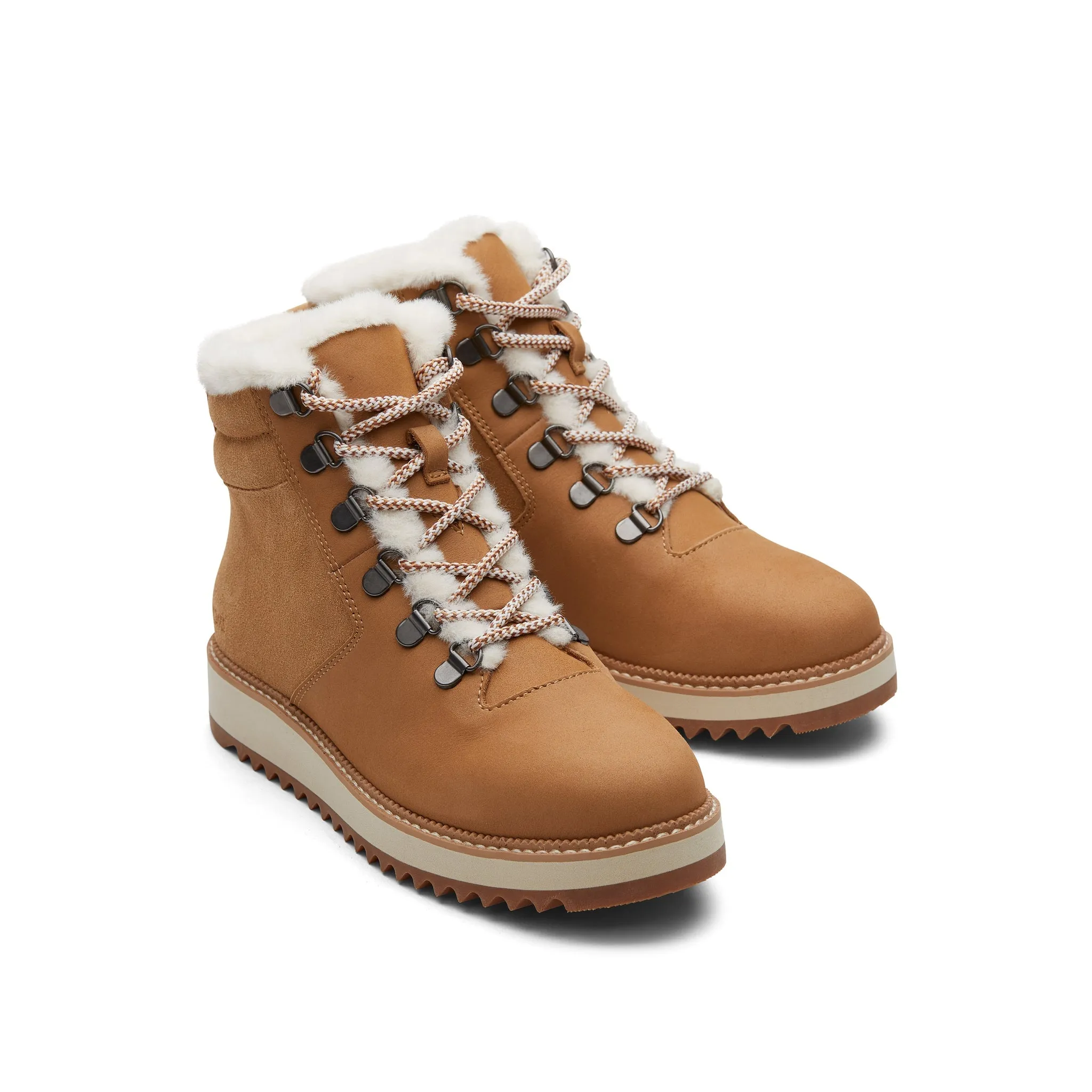 Mojave Faux Fur Lined Nubuck and Suede Boot