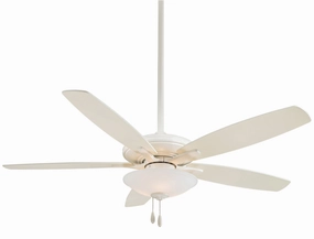 Mojo 52"Ceiling Fan Bone White portable electric fans for dorm rooms