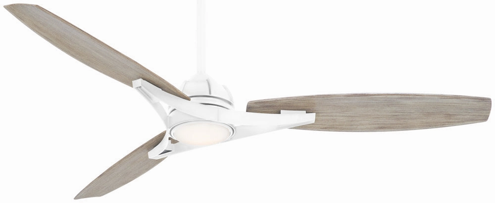 Molino Led 65"Ceiling Fan Flat White weatherproof fans for outdoor environments