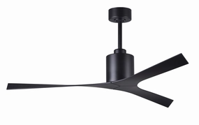 Molly 56"Ceiling Fan Matte Black weatherproof fans for outdoor environments