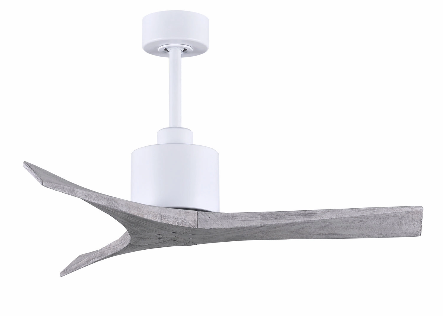 Mollywood 42"Ceiling Fan Matte White adjustable fans for targeted cooling