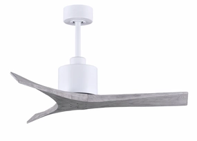 Mollywood 42"Ceiling Fan Matte White energy-efficient medium fans with remote